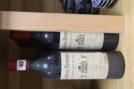 Nine bottles of Chateau Fonroque, St Emilion Grand Cru Classe, 1983